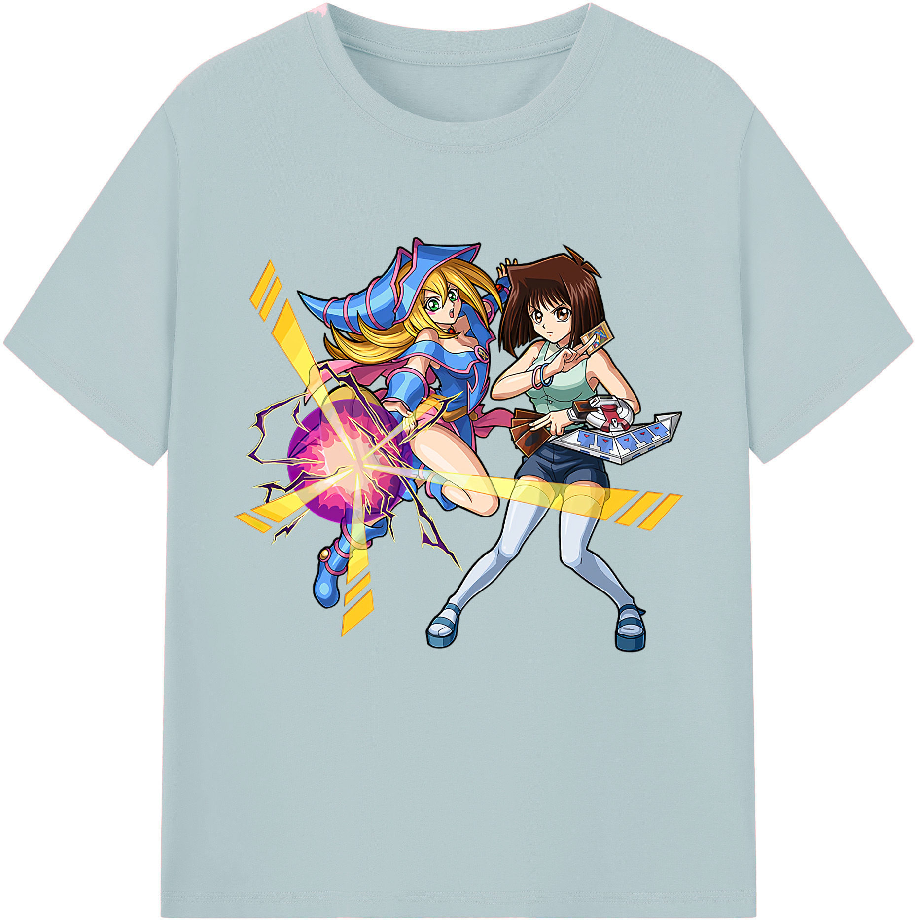 （画像用） 遊☆戯☆王 Yu-Gi-Oh! 綿100％半袖Tシャツ（フロントプリント）
